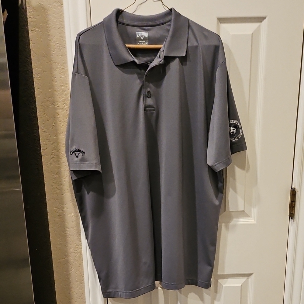 Jim & Tabitha Furyk Foundation FURYK & FRIENDS 2019 Callaway V Opti-Dri XL Polo